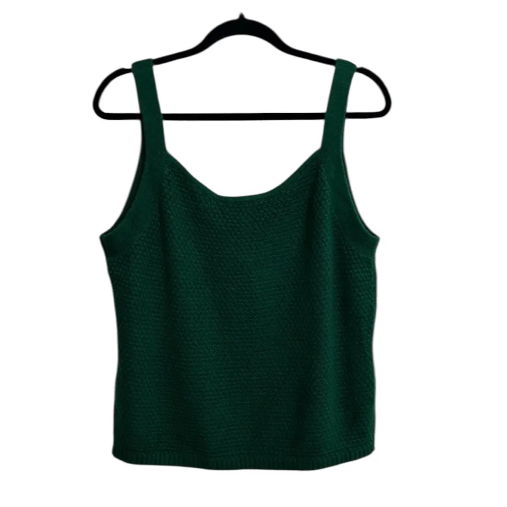 Lilly Pulitzer Evergreen Kildaire Sleeveless Sweater Tank Top Womens M - Image 3