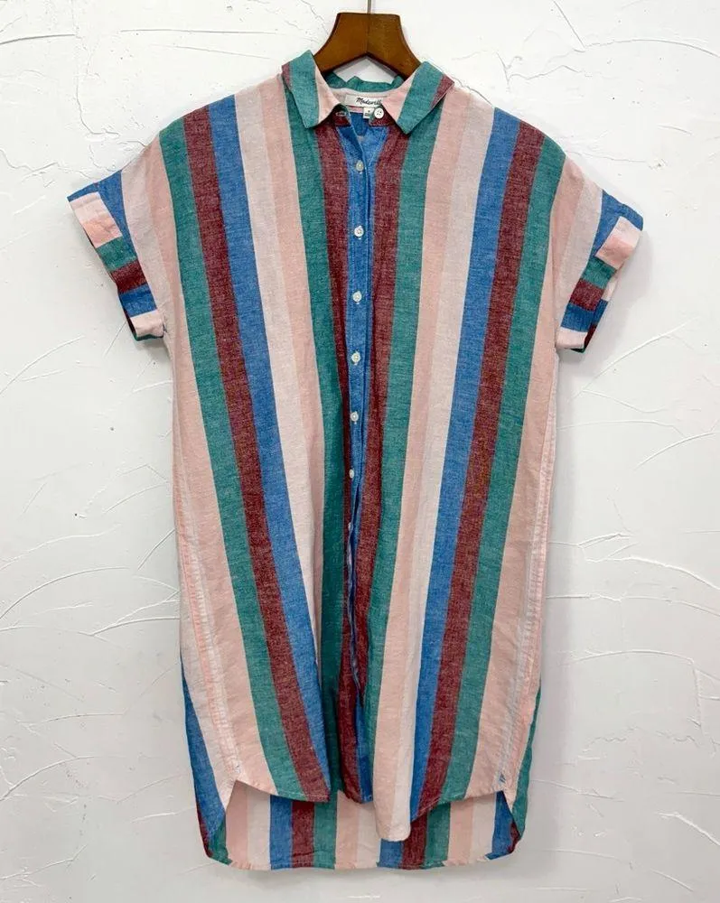 Madewell Central Shirtdress in Flagstaff Stripe - Image 9