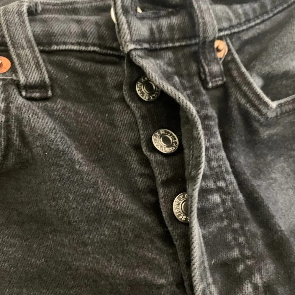 RE/DONE High Rise Stove Pipe Jeans Size 25 - Image 5