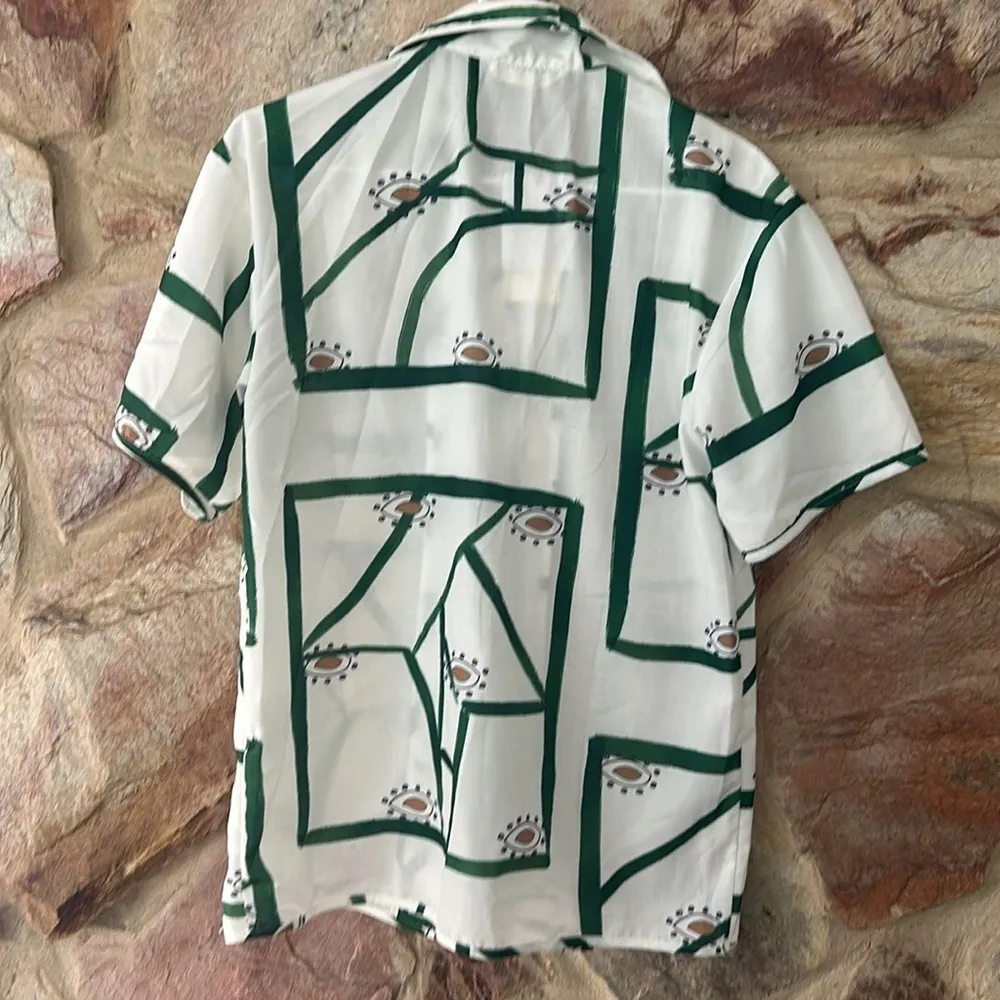 Commense Print Drawstring Shorts Set size M Green Size M - Image 8