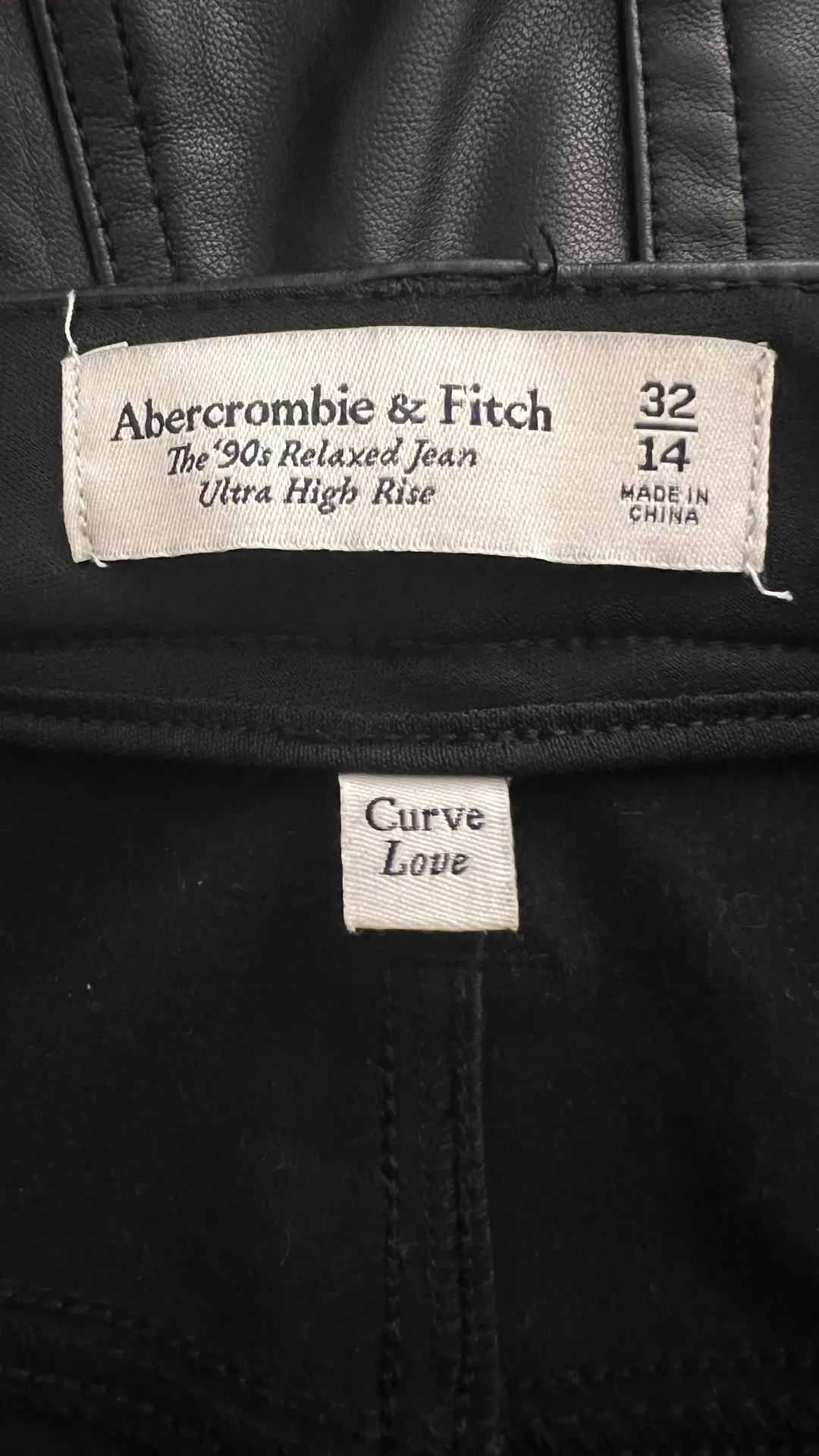 Abercrombie & Fitch Curve Love Faux Leather Pants - Image 5
