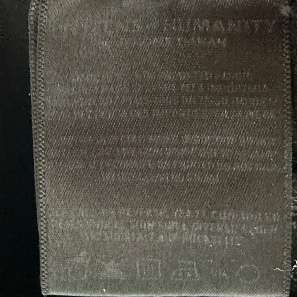 Citizens Of Humanity Greyson Coated Denim Legging Mid-Rise‎ Black Suedette 31 - Image 9