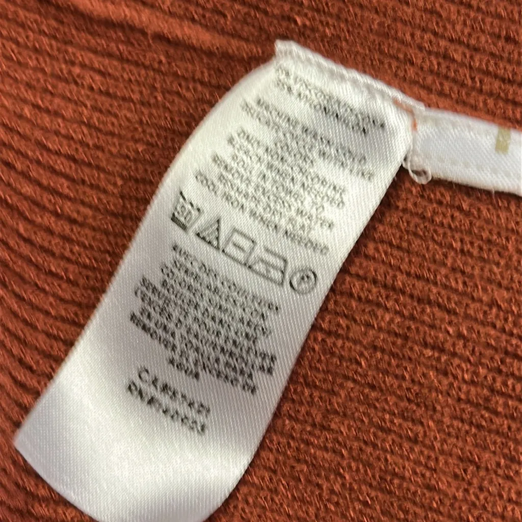 Loft Rust Colored Mock Neck Sleeveless Lightweight Swing Tank Sweater Womens XS - Image 13