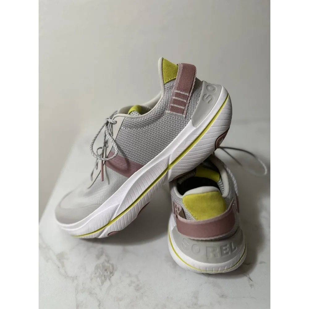 SOREL EXPLORER BLITZ LEISURE MOONSTONE WHITE WOMEN SNEAKER SIZE 9.5 NEW Shoes - Image 6