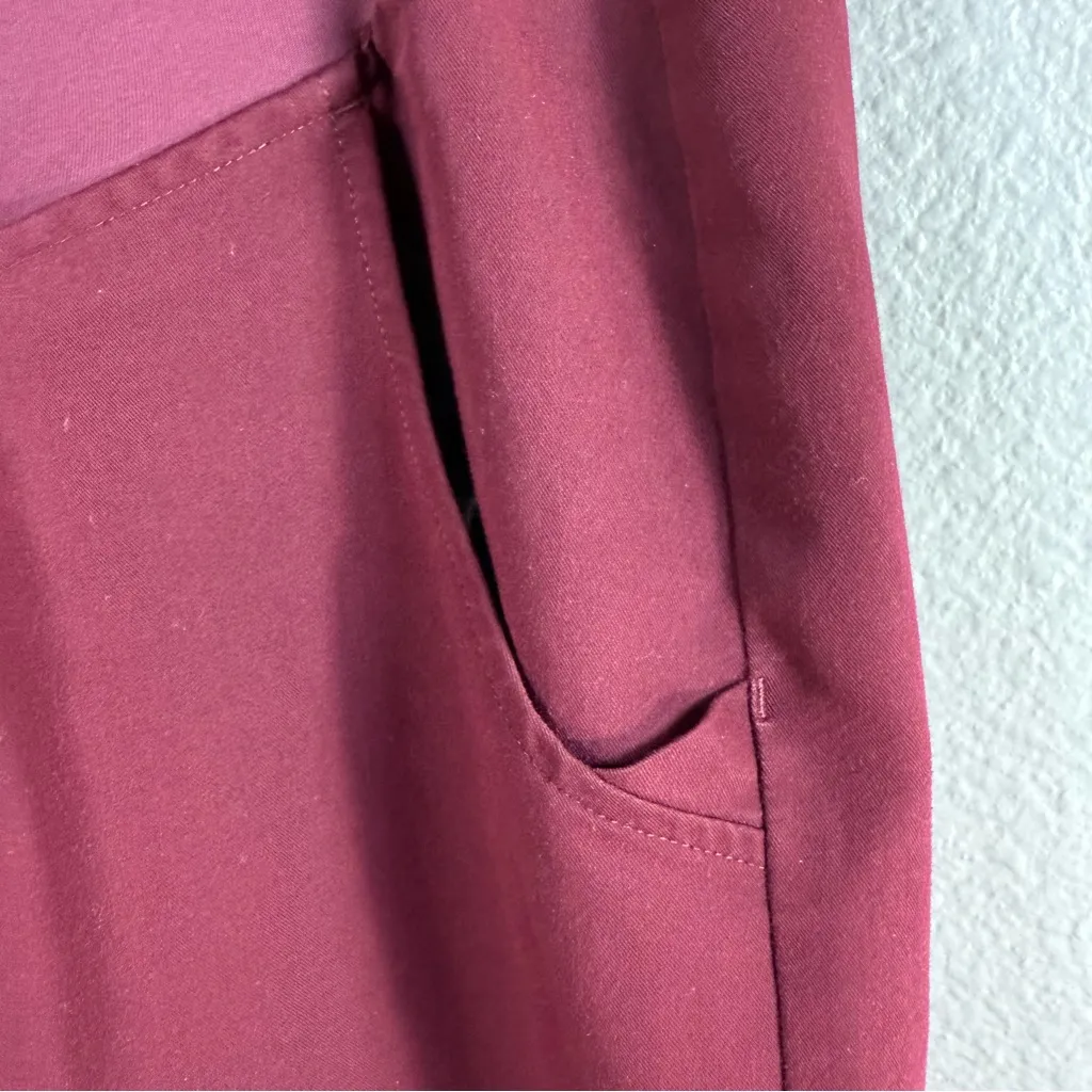 Figs Women's Maroon Maternity Joggers SZ:XXL - Image 7