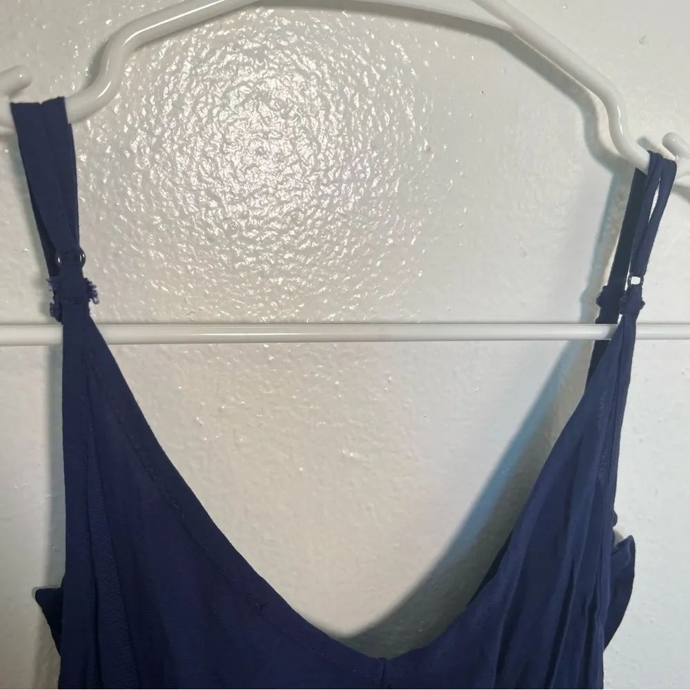 Double Zero Sleeveless Dress Navy Blue - Image 9