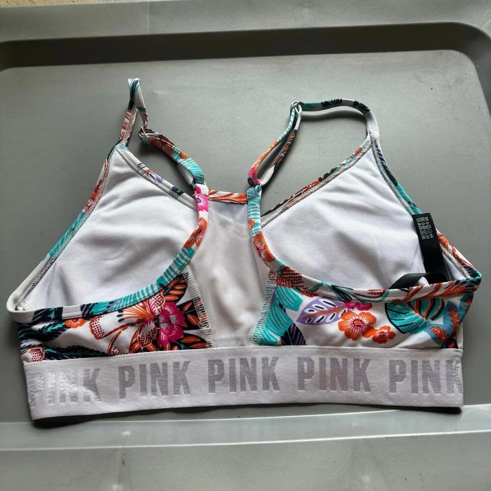 Victoria’s Secret Pink Ultimate Lightly Lined Sports Bra Size S Black - Image 2