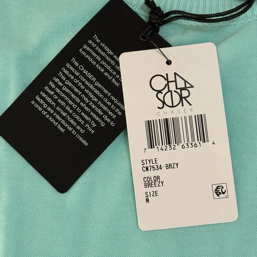 Chaser Breezy Blue‎ Sweatshirt NWT Size Medium - Image 4