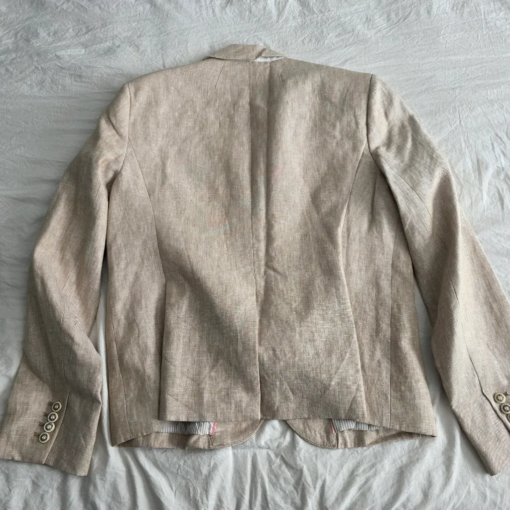J Crew Campbell Linen Blazer 14 - Image 3