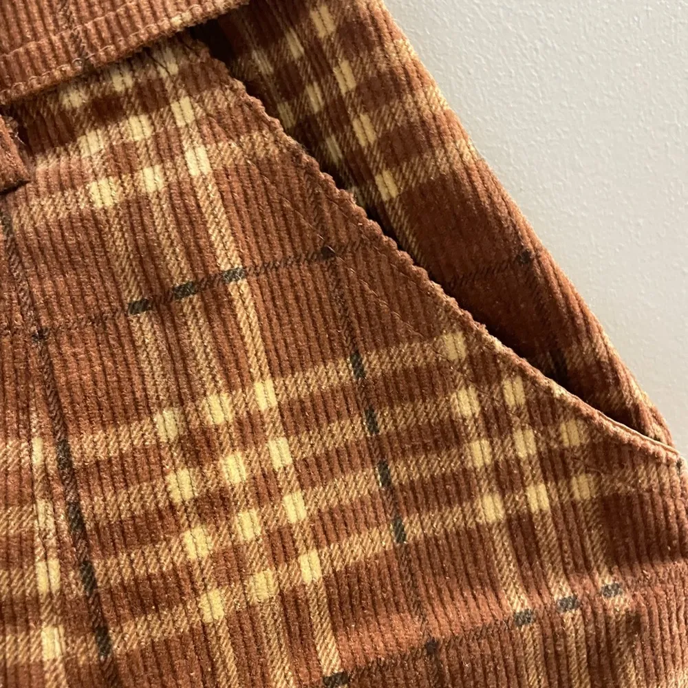 Altar'd State Plaid corduroy high waisted belted shorts Size XS NWT NEW - Image 4