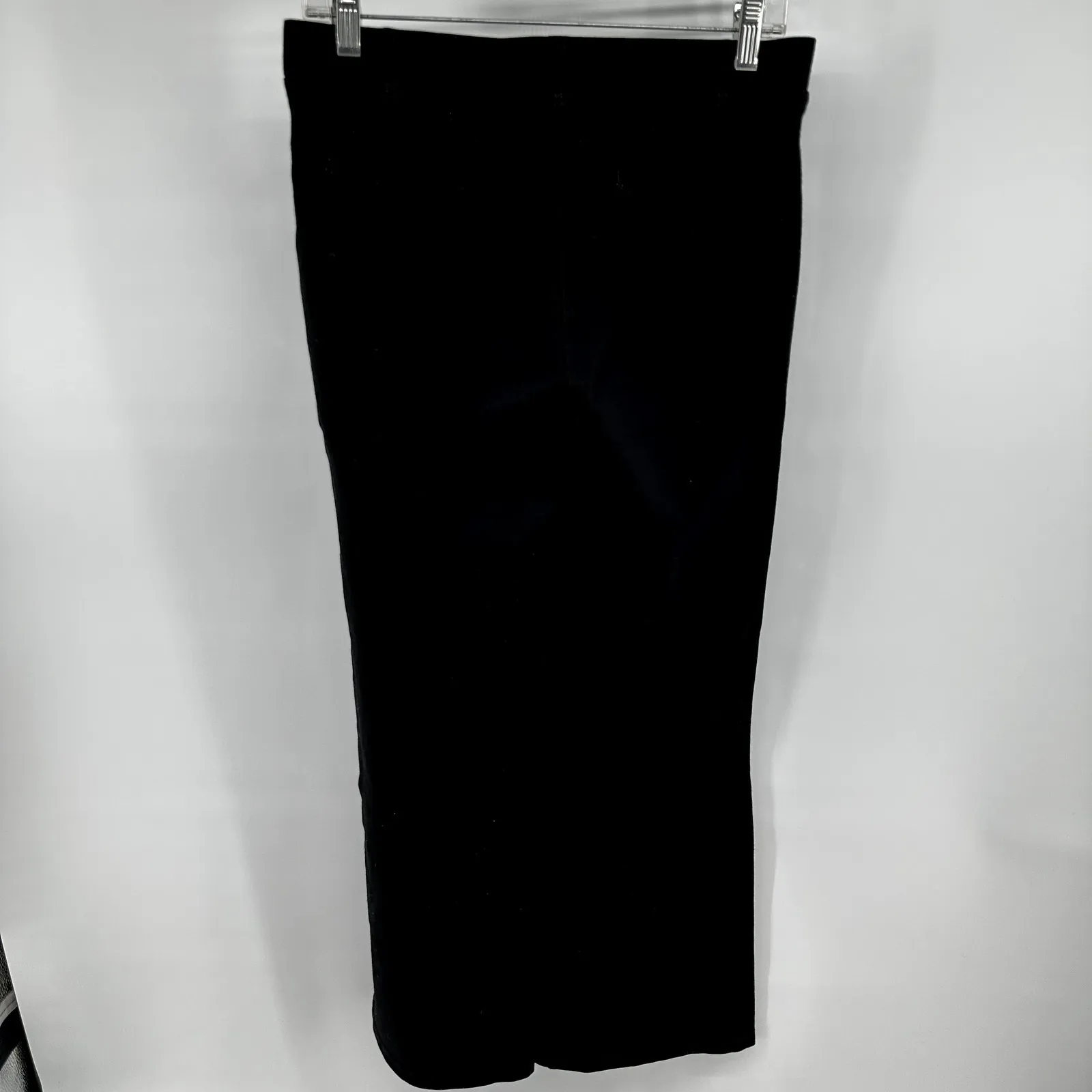 Betabrand Classic Dress Pant Yoga Pant Bootcut Mid Rise Ankle Black Medium - Image 5