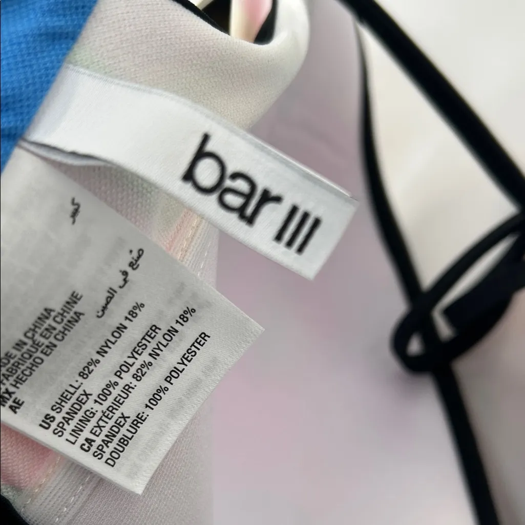 Floral Bikini Top with Black Trim - Image 7