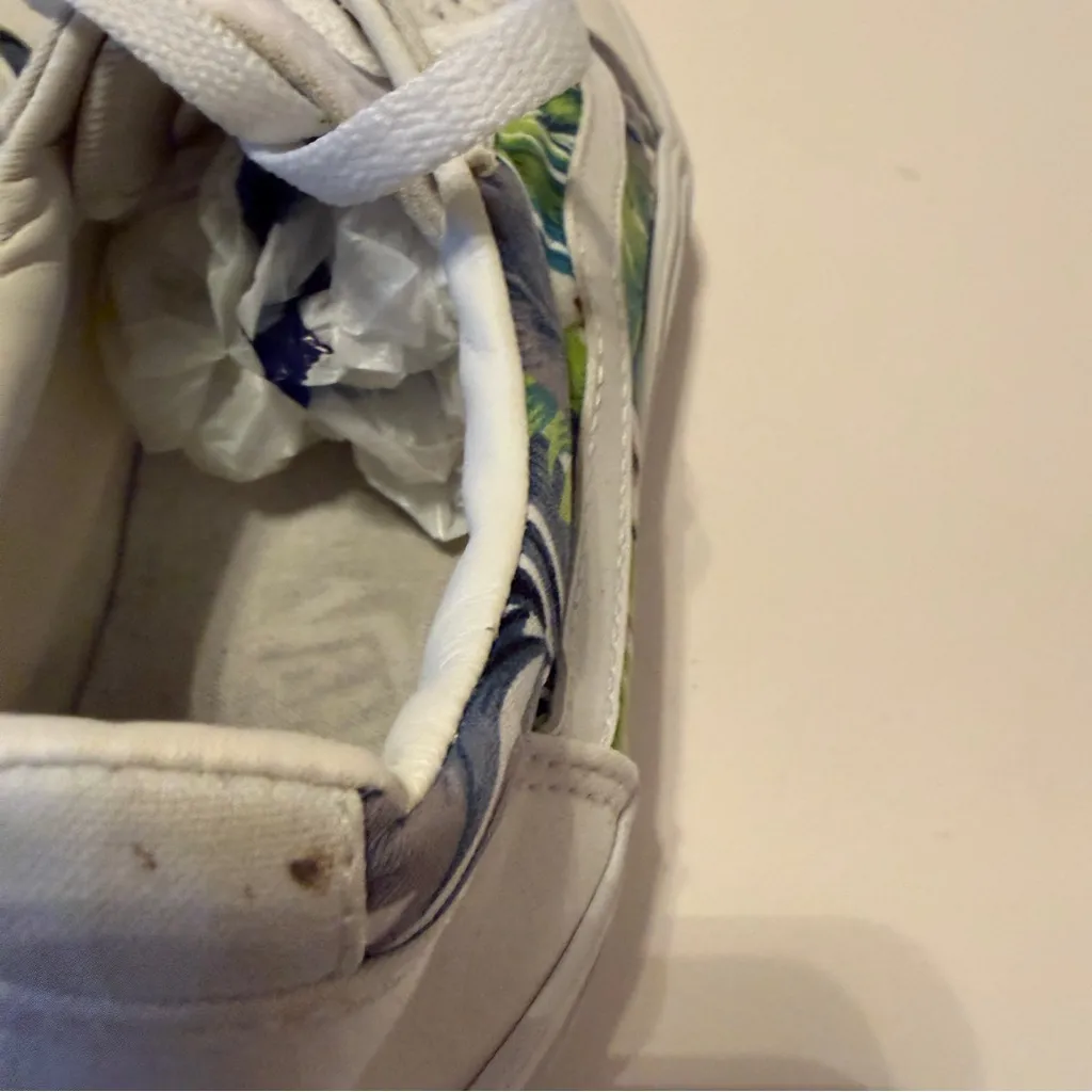 Vans Ward Platform Paradise Floral Womens Size 10 White Athletic Shoes Sneakers - Image 7