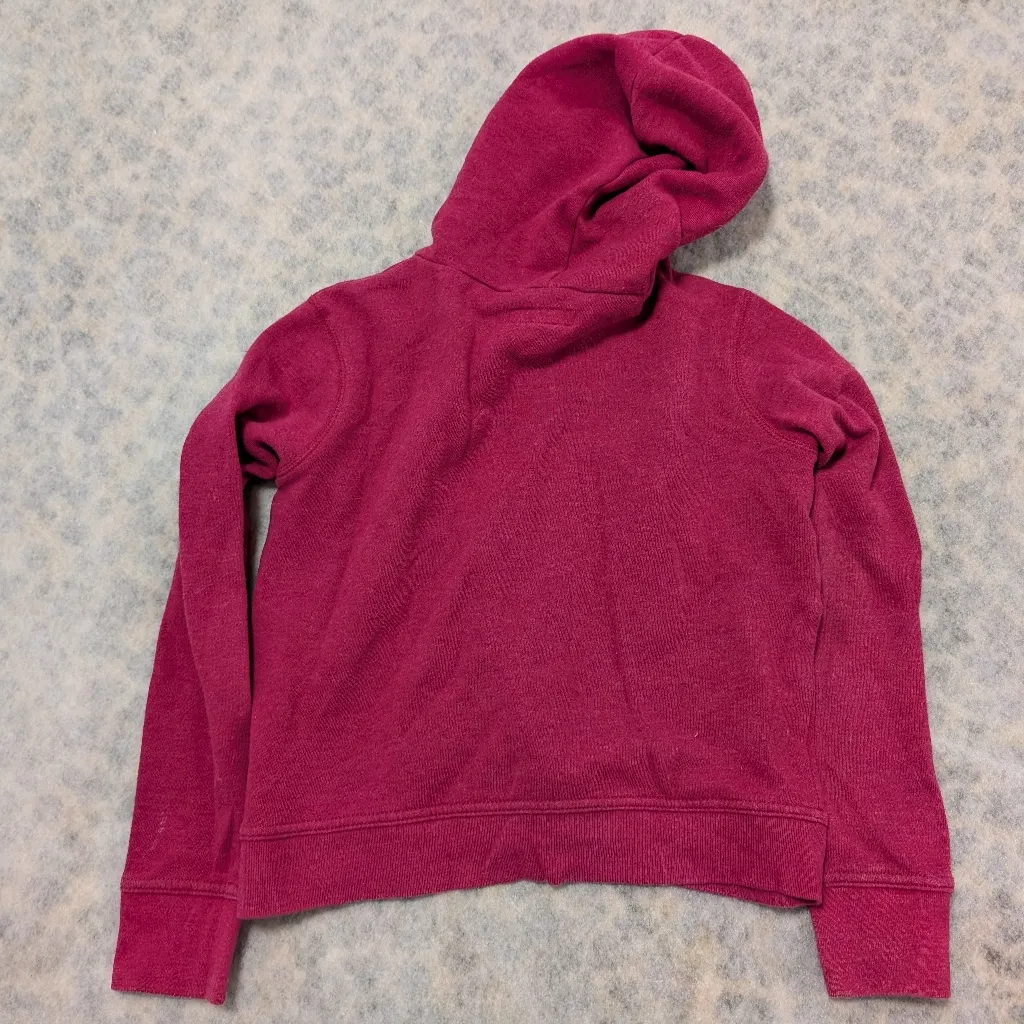 Aeropostale Pink Classic Vintage Y2K Front Zip Hoodie Size L Millennial Vibes - Image 7