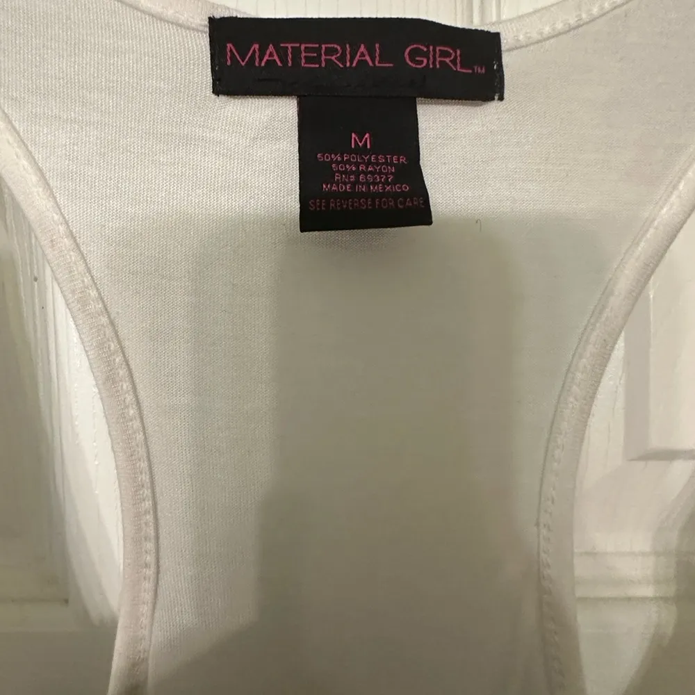 Gold and White Chevron Tank Top - Image 2