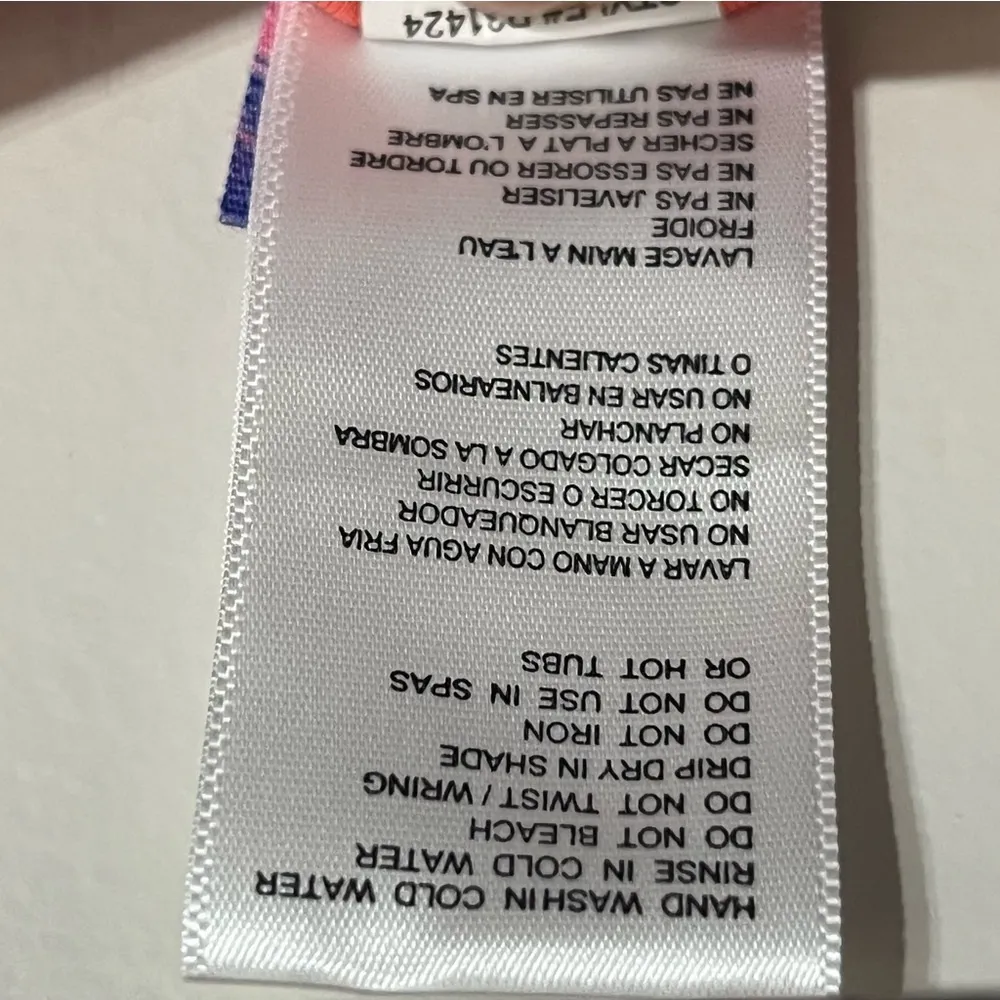 Women’s Coco Rave Pink‎ Polka Dot Bikini Set Size Medium/Large Top Large Bottoms - Image 4