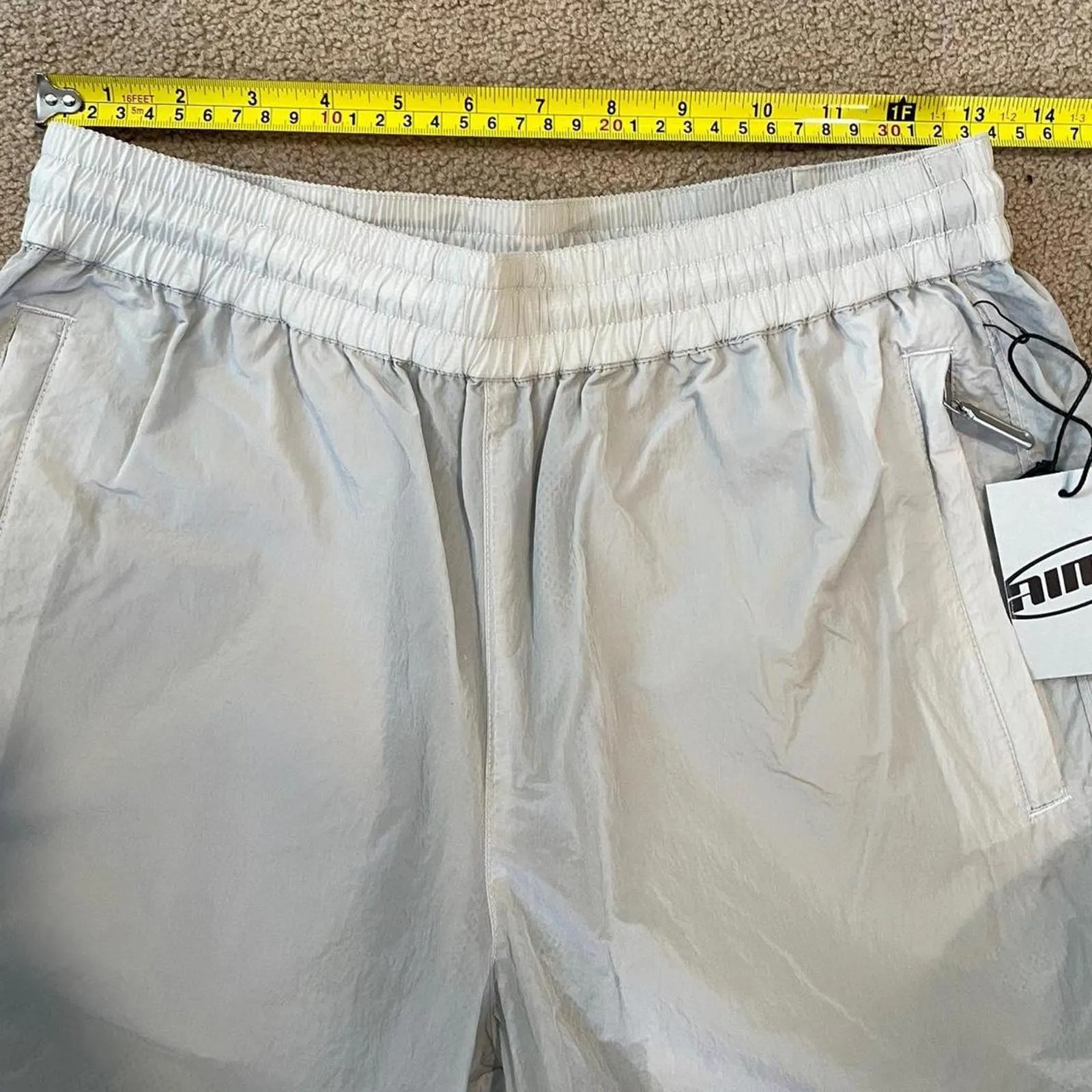 aime leon dore and new balance collab track pants in a light gray Size XS - Image 8