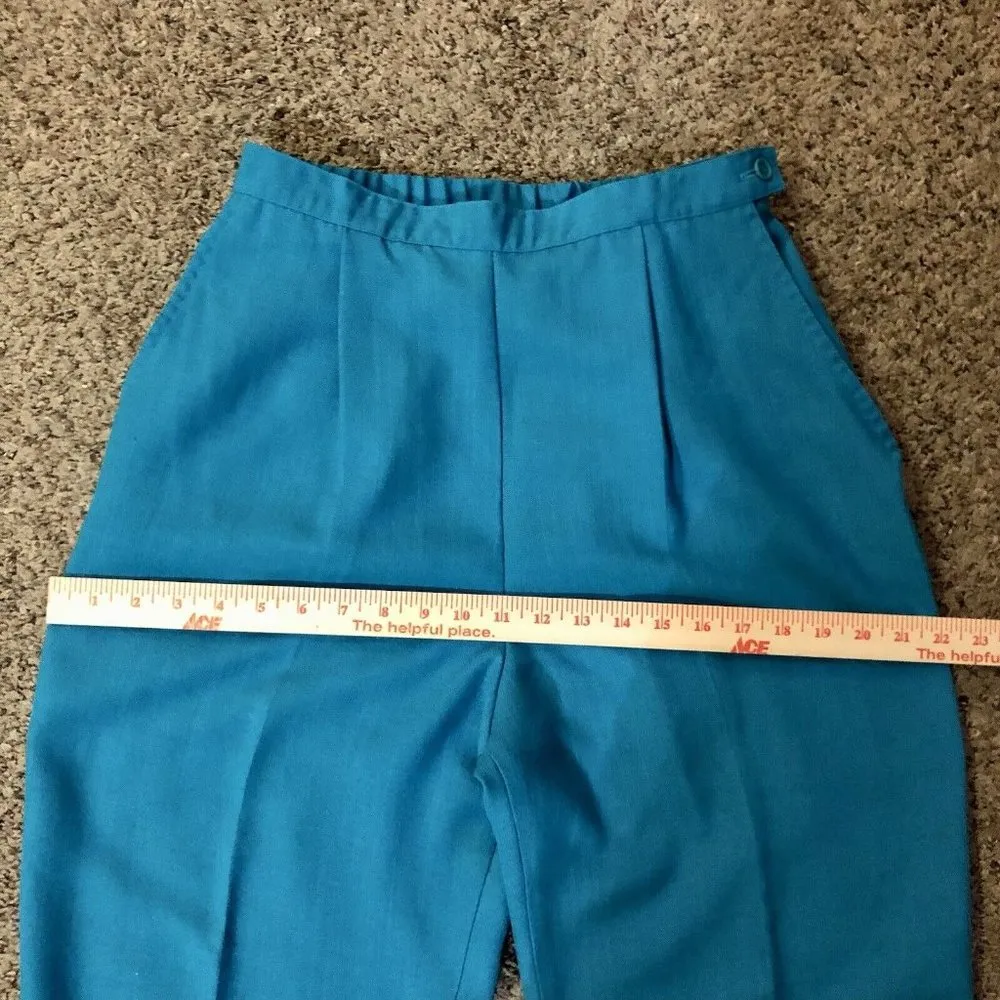 Vintage Separate Impressions Pants Womens 12 Reg Used Blue - Image 10