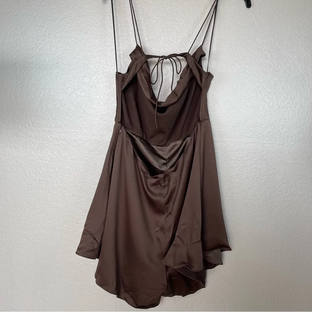 Meshki Kelsey Cowl neck Playsuit SZ L - Image 4
