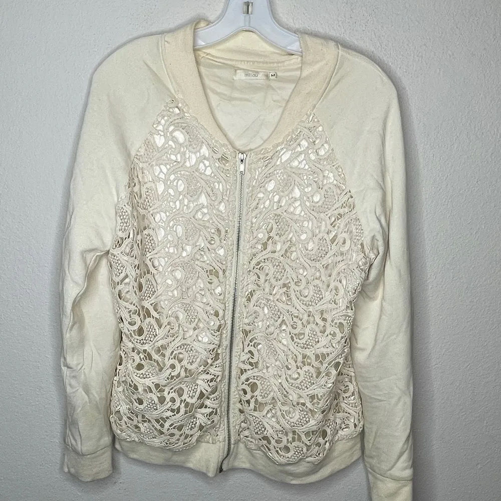Millau Zip Jacket‎ Ivory Size M - Image 4
