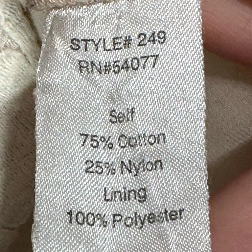 Cabi Lace Blazer Jacket 8 Ivory Floral Sheer Romantic Coquette Soft Goth Cottage - Image 7