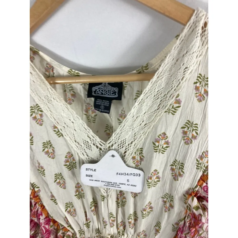 Angie Patterend Boho Dress Size Small - Image 4