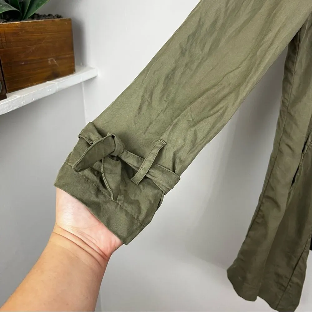 Eliane Rose Open Front Lightweight Sage Green Jacket Size Large - Image 5