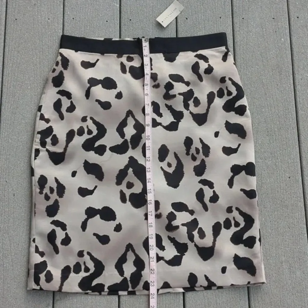 NWT Ann Taylor Animal Print Pencil Skirt | Ann Taylor Lined Pencil Skirt - Image 7
