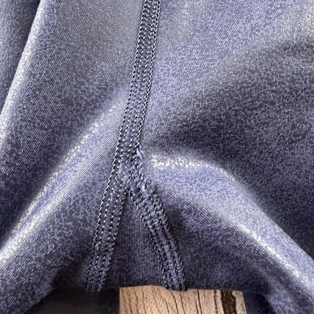 Offline By Aerie Leggings Women’s Size Small Blue Crackle High Waist Crossover - Image 6