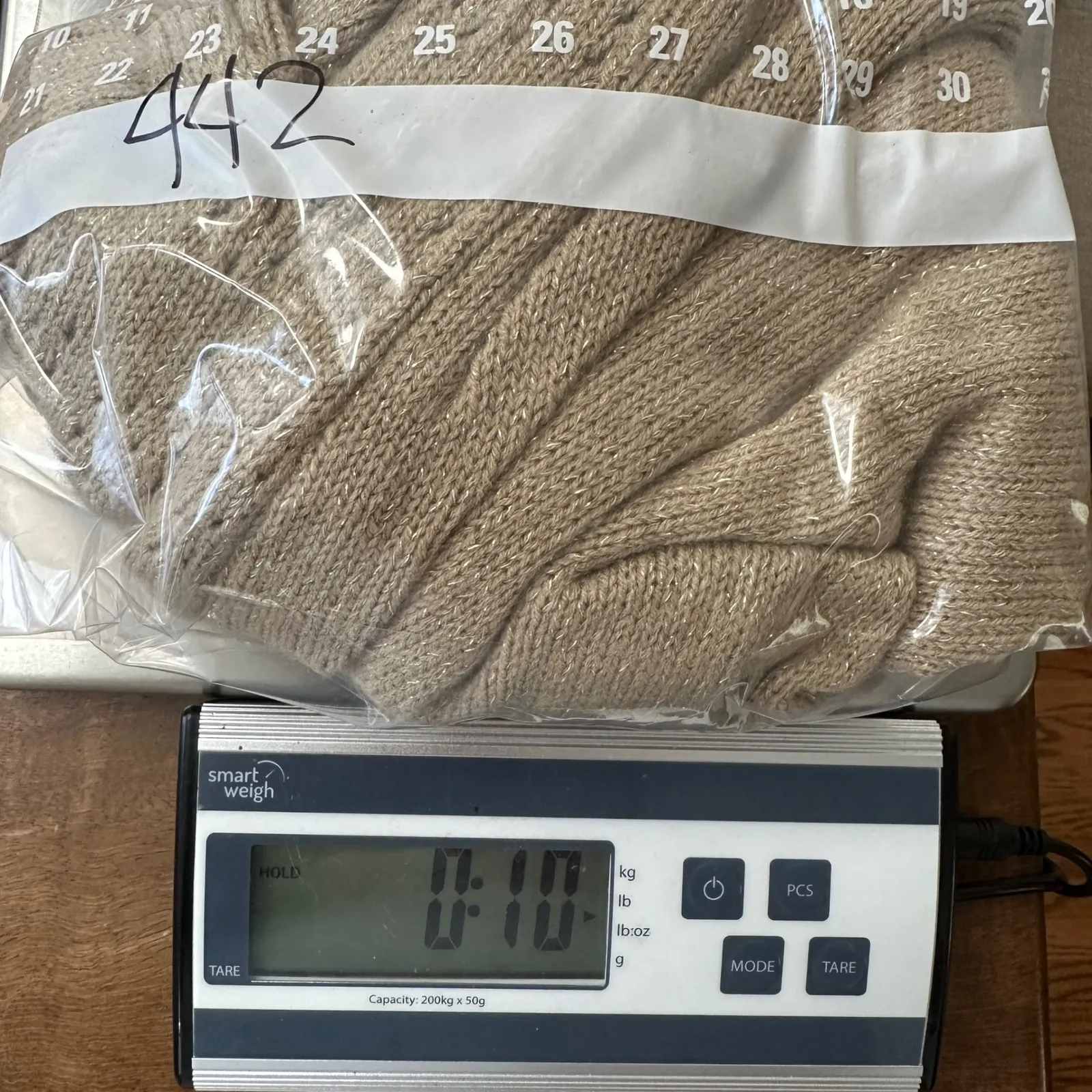 Laura Scott Petite Sweater Embellished Gold Knit Cardigan Women's‎ Small Petite - Image 13