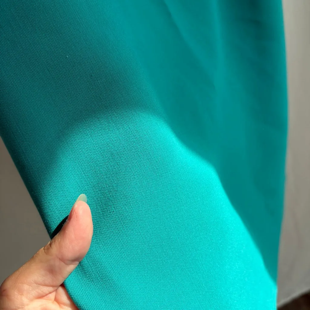 Women's LIKELY Decosta Dress V-Neck Sleeveless Mini Dress Size 6 turquoise - Image 4