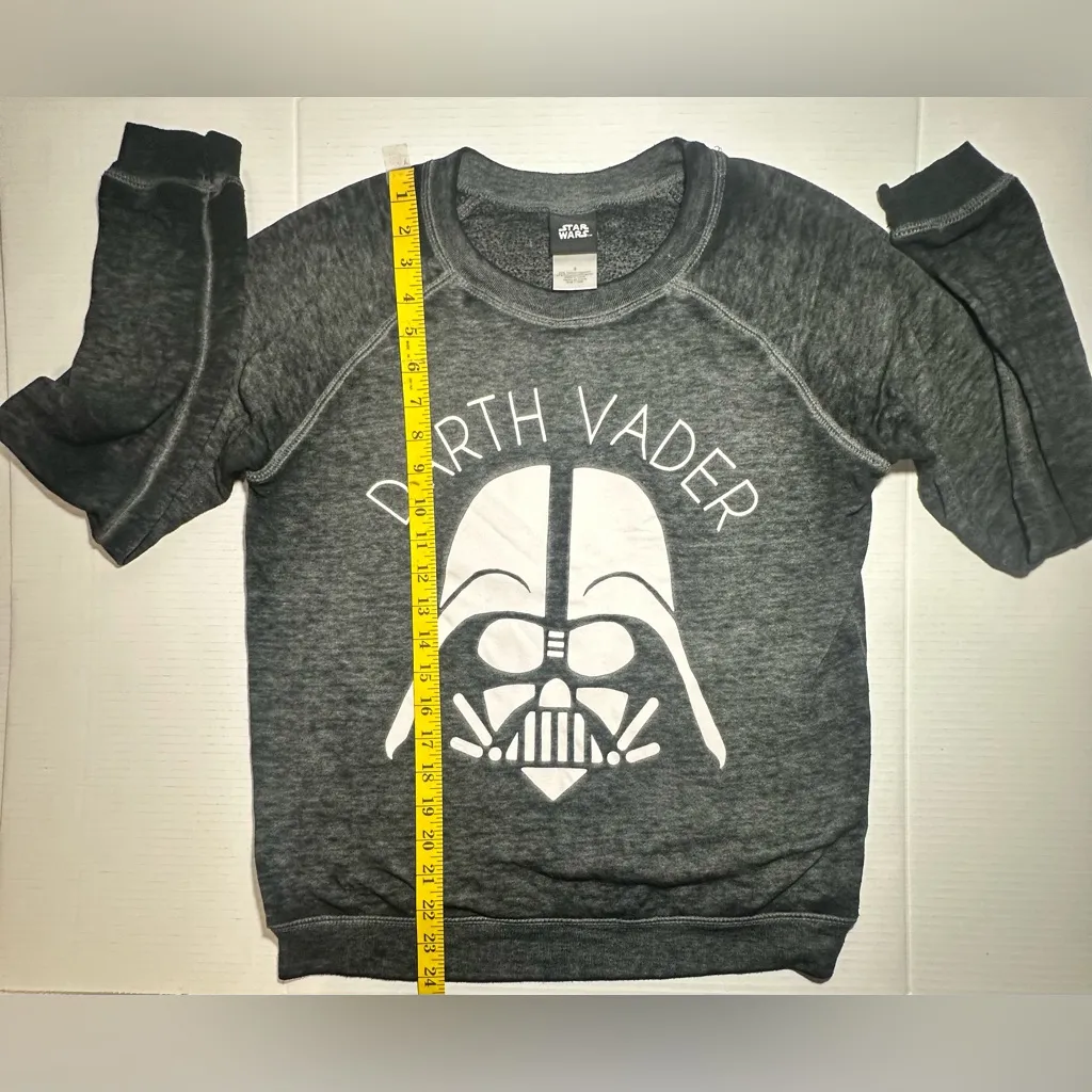 Star Wars Darth Vader Fan‎ Crew Neck  Faded Sweater Lightweight Casual Women's - Image 4