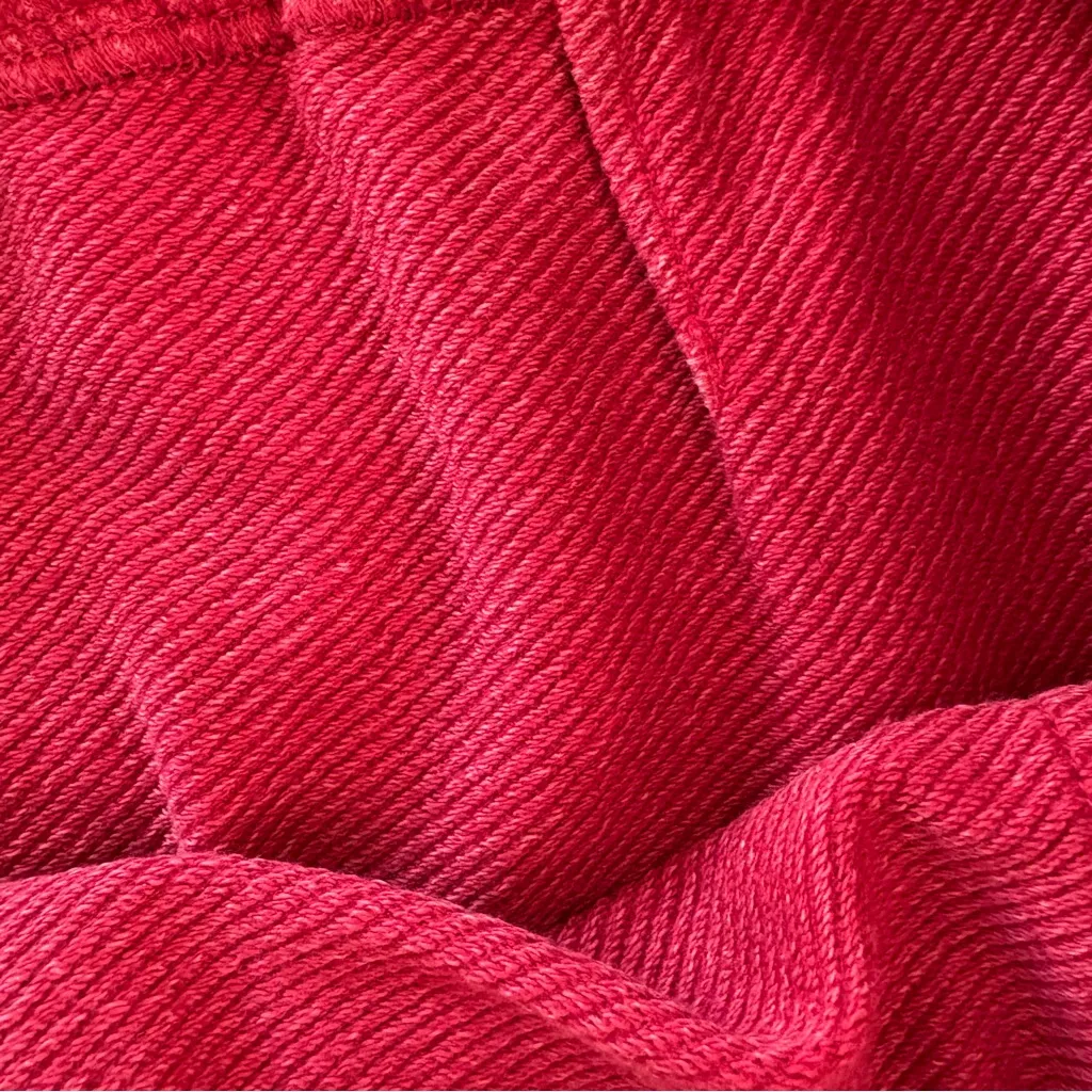 J. Jill Cotton Terry Pull On Elastic Skirt. Size Medium. Red - Image 7