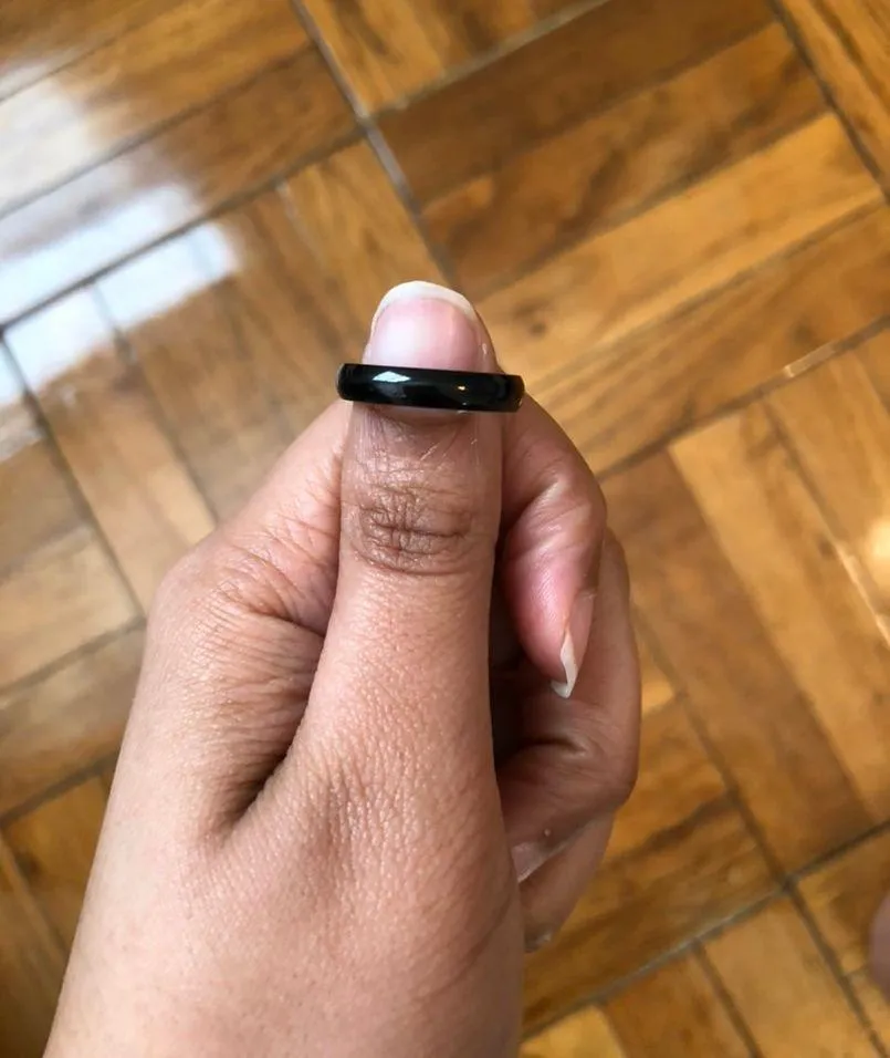 Black Titanium Ring - Image 7