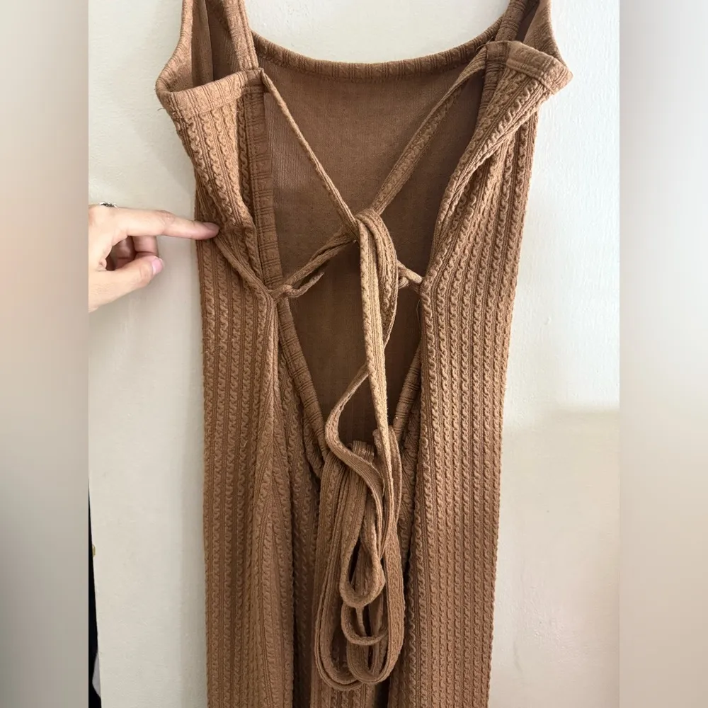 Windsor‎ Brown Backless Sun Dress Size L - Image 5