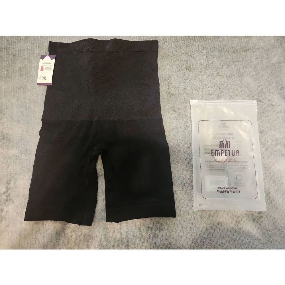 NWT Shapermint Empetua High Waisted Black Shaper Shorts XL XXL - Image 4