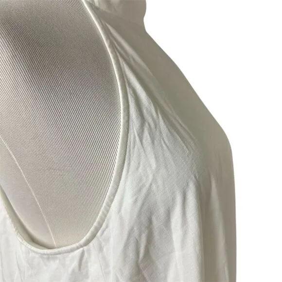 NWT Lulus‎ Women's Love of Mine White Halter Swing Dress Size L Party Mini - Image 4