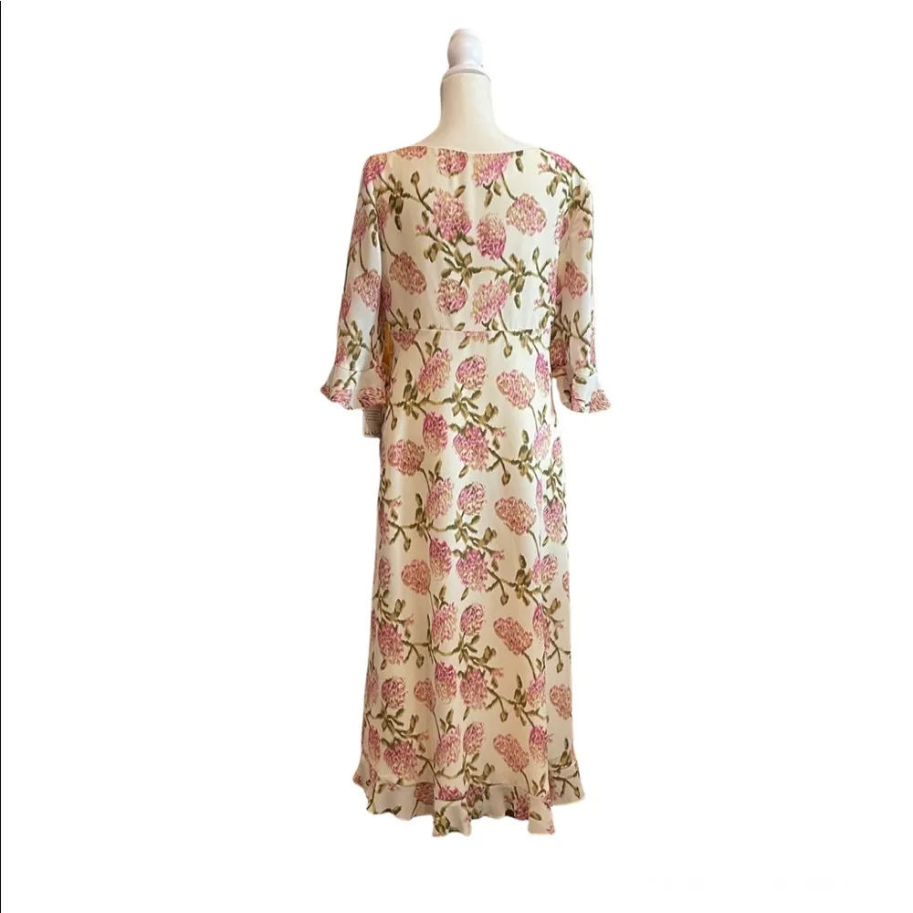 NICOLE MILLER floral dress, size 10 - Image 5
