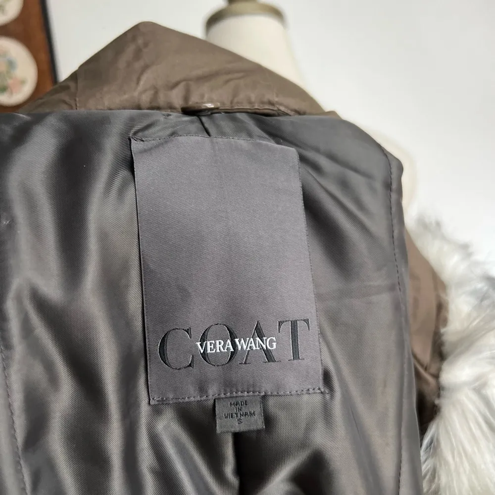 Brie Faux Fur Anorak Hooded Parka Winter Coat Small - Image 6