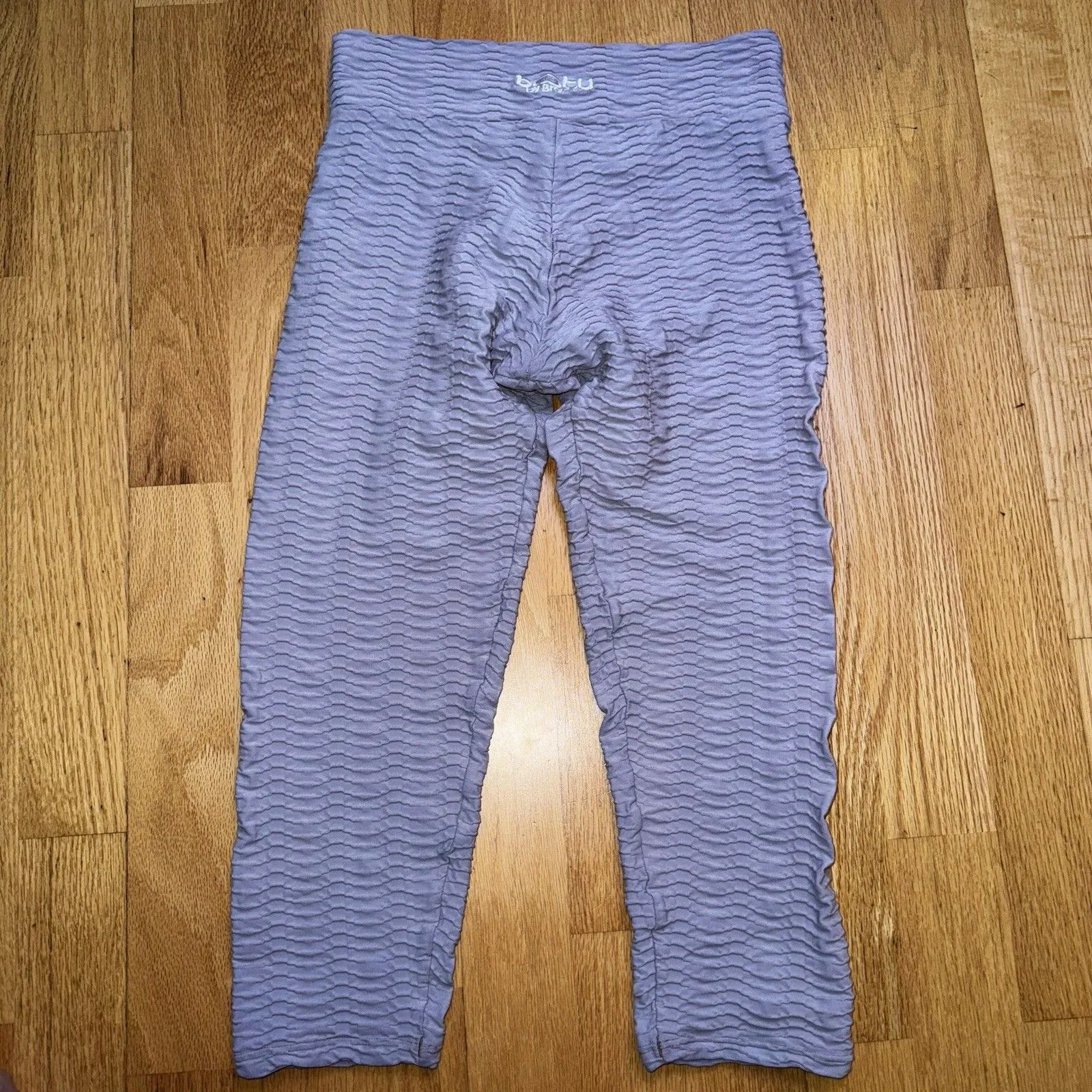 Booty By Brabants Croco Skin Seamless Leggings Light Purple Lilac One Size - Image 2