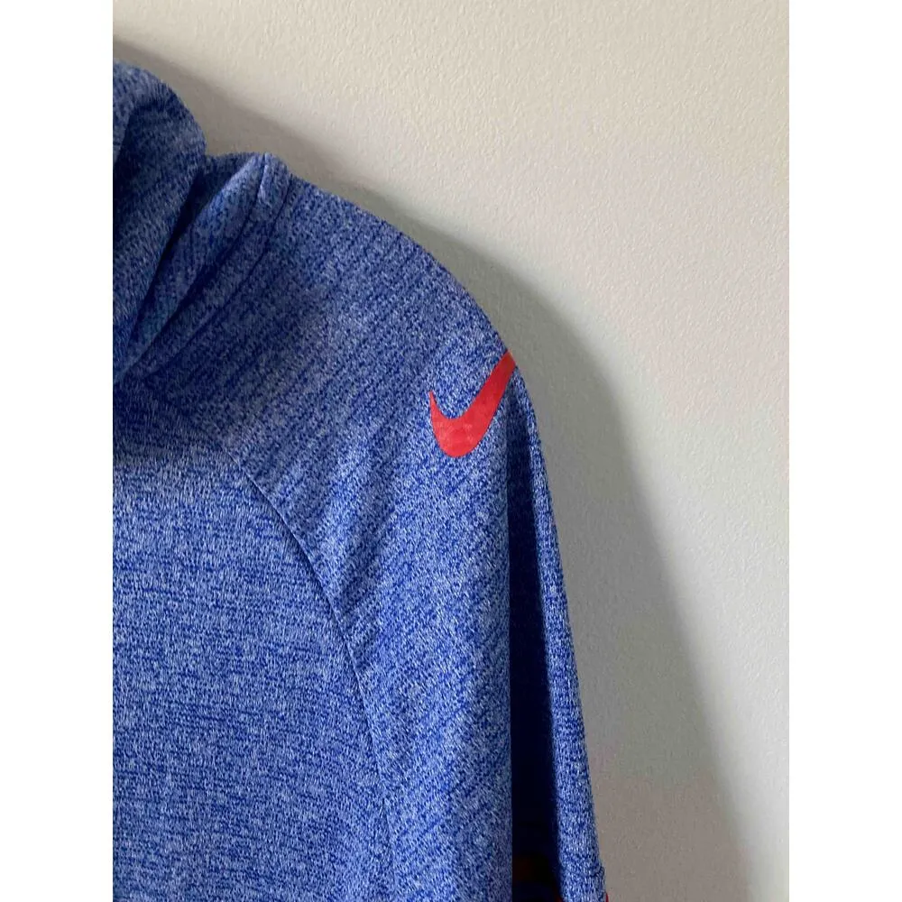 Nike NFL New England Patriots Football Cowl Neck Pullover Shirt Blue Size Small - Image 5