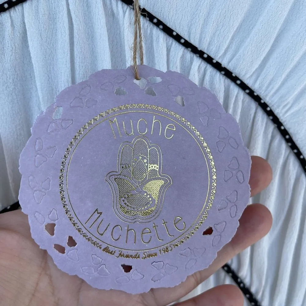 Muche et Muchette 1339b brandy pipped blouse medium White - Image 5