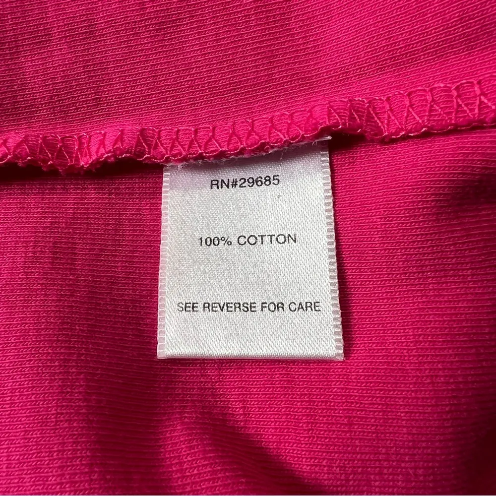 Pendleton Women’s Short Sleeve Pink Top Size Large - Image 5