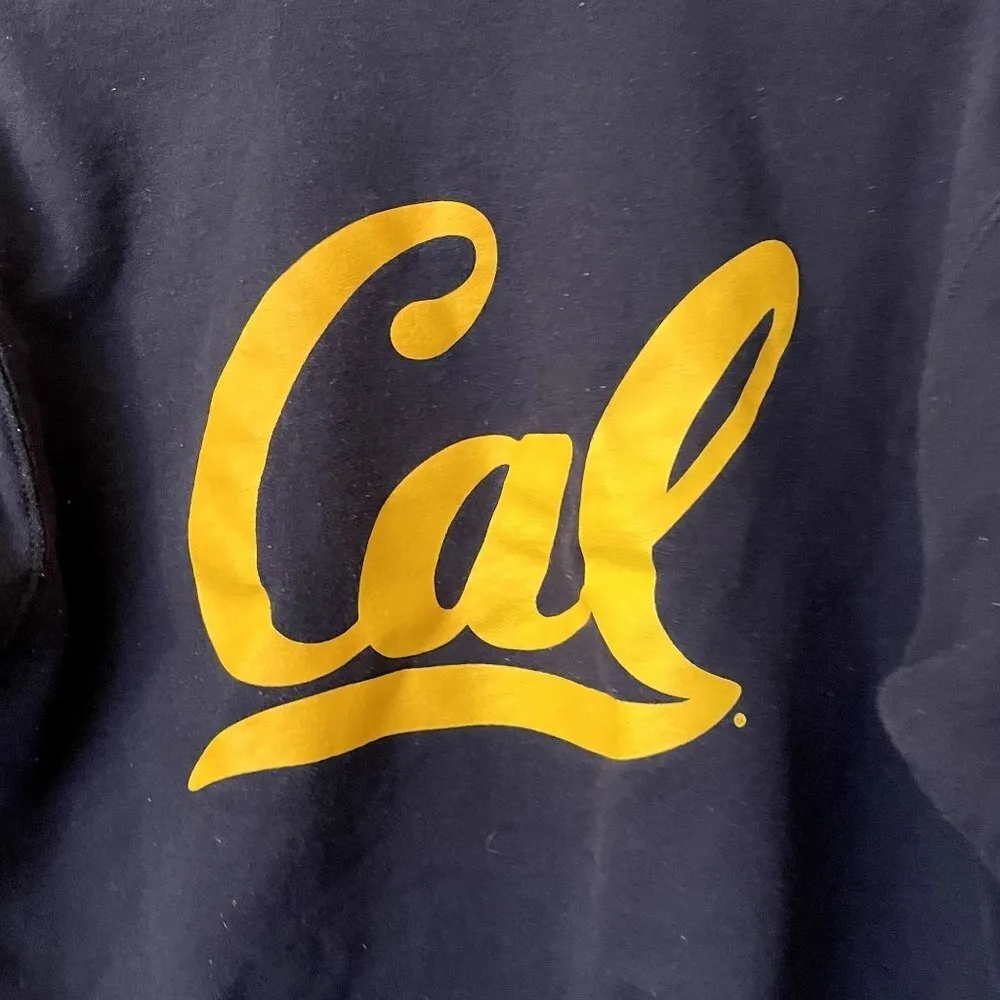 Champion blue and yellow California fleece crewneck sweater comfortable warm - Image 2