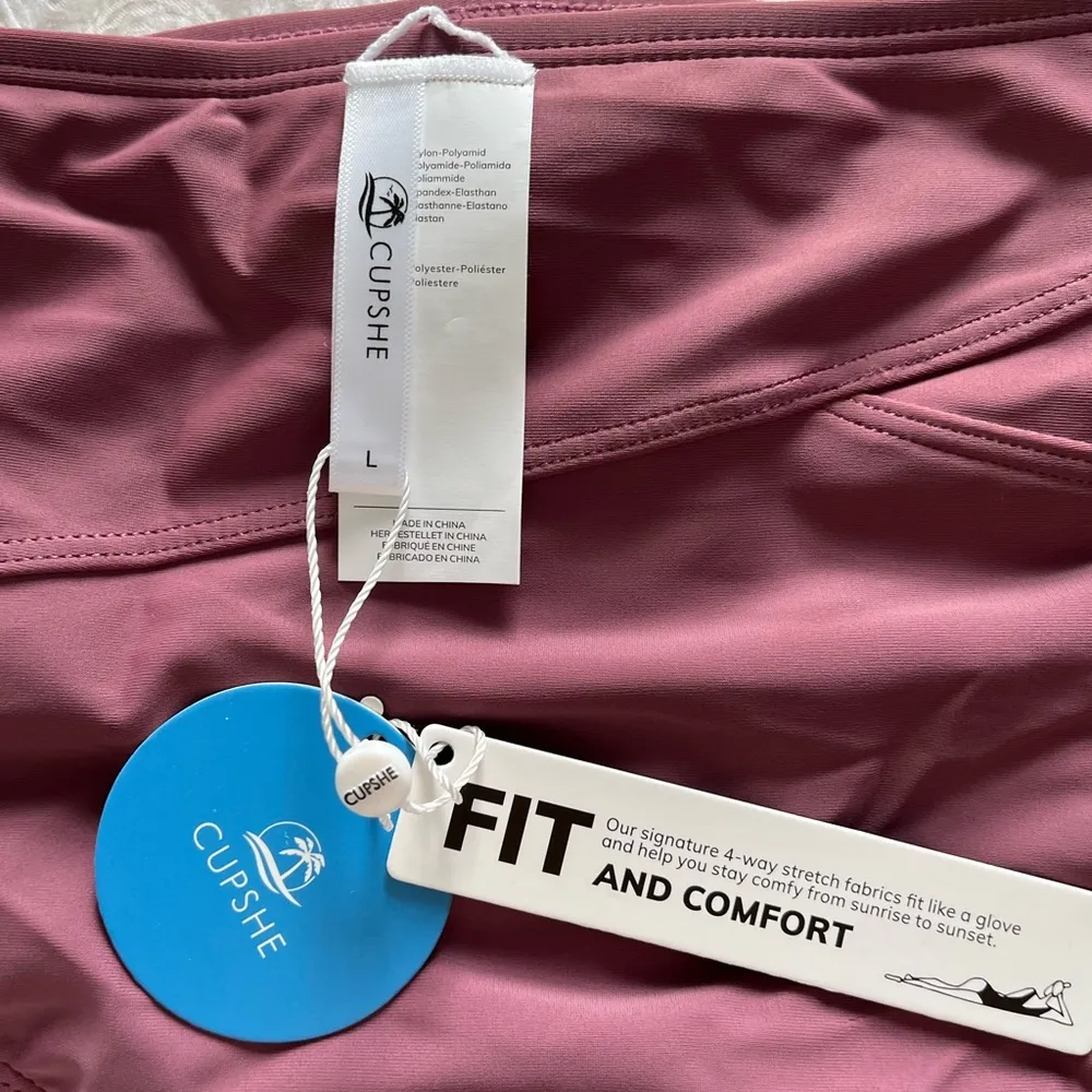 NWT: Cupshe Women's Mauve Bikini Set - Image 5