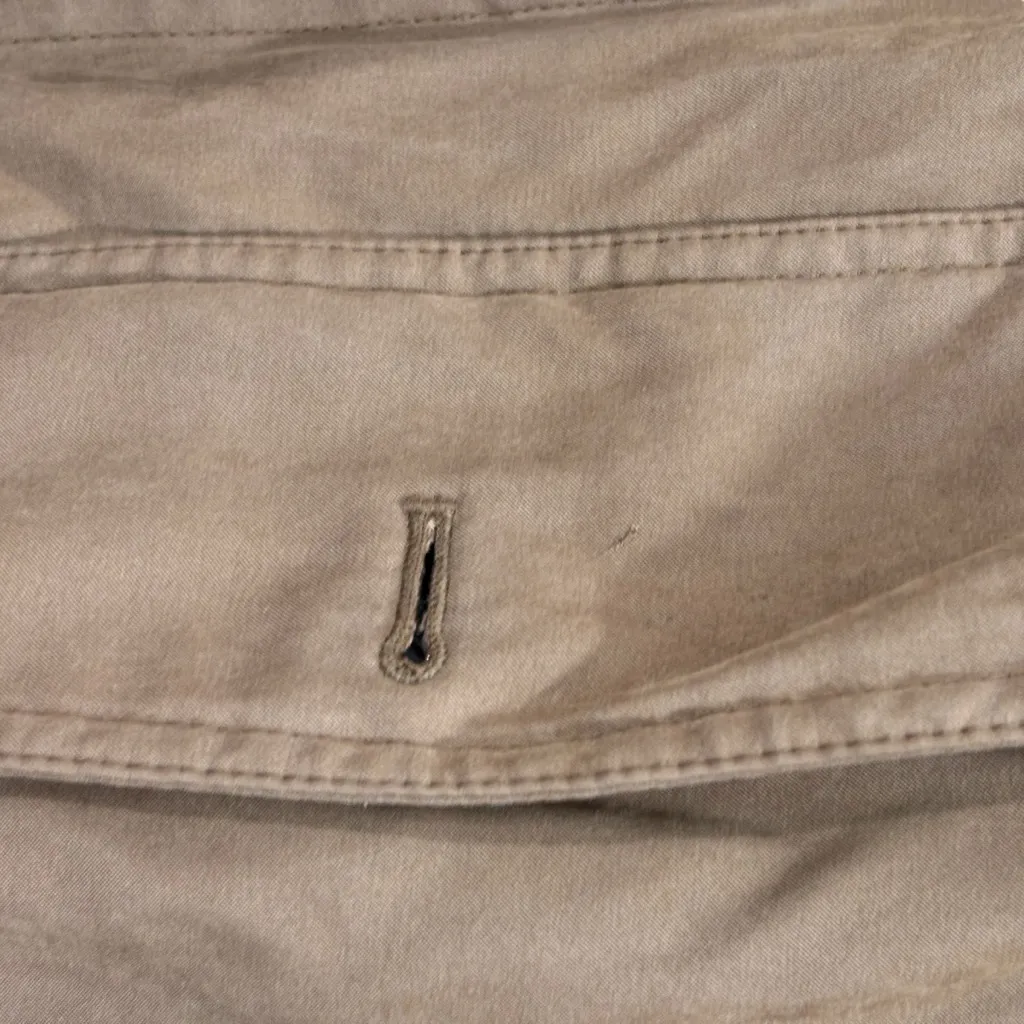 Bernardo Faux Suede Fall Winter Coat Size Small Raccoon Fur Trim Hood Womens - Image 8