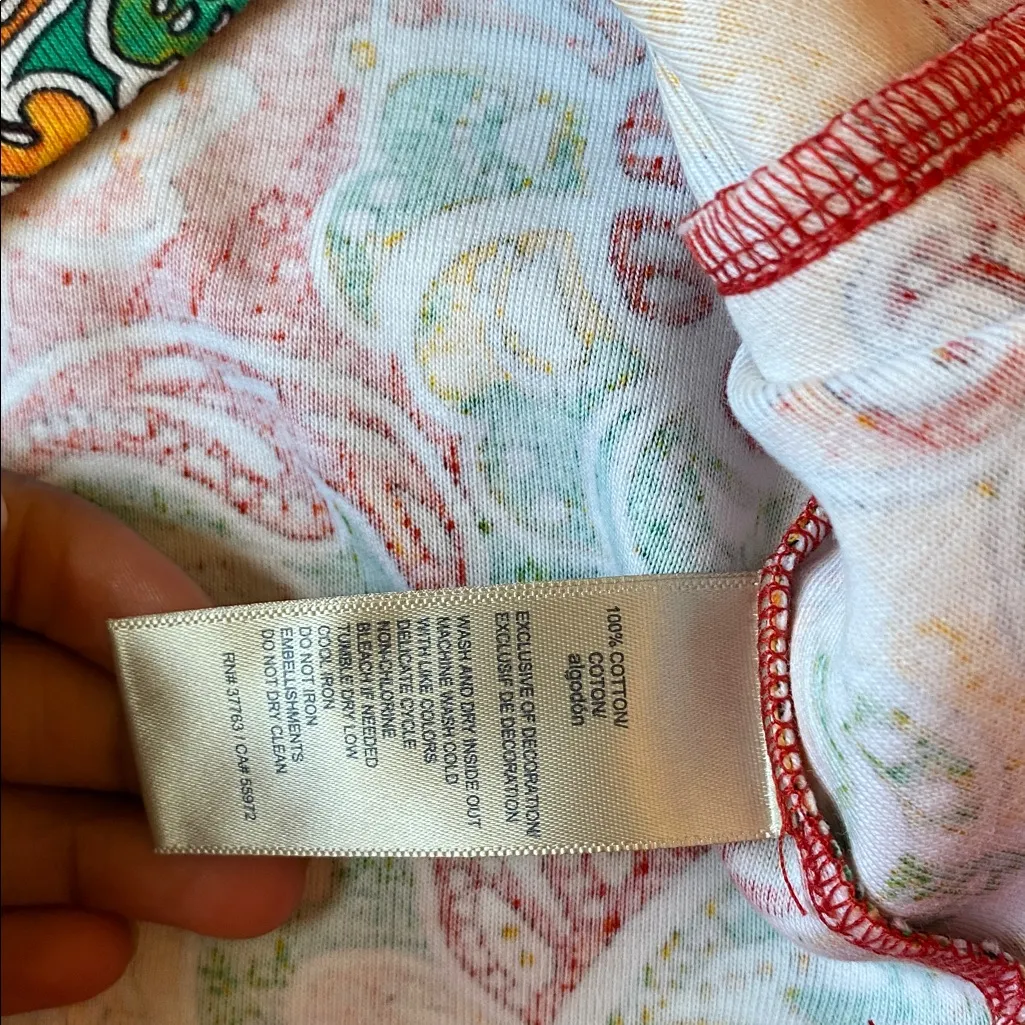 Rafaella Spicy Orange Multicolor Dress SIZE M - Image 6