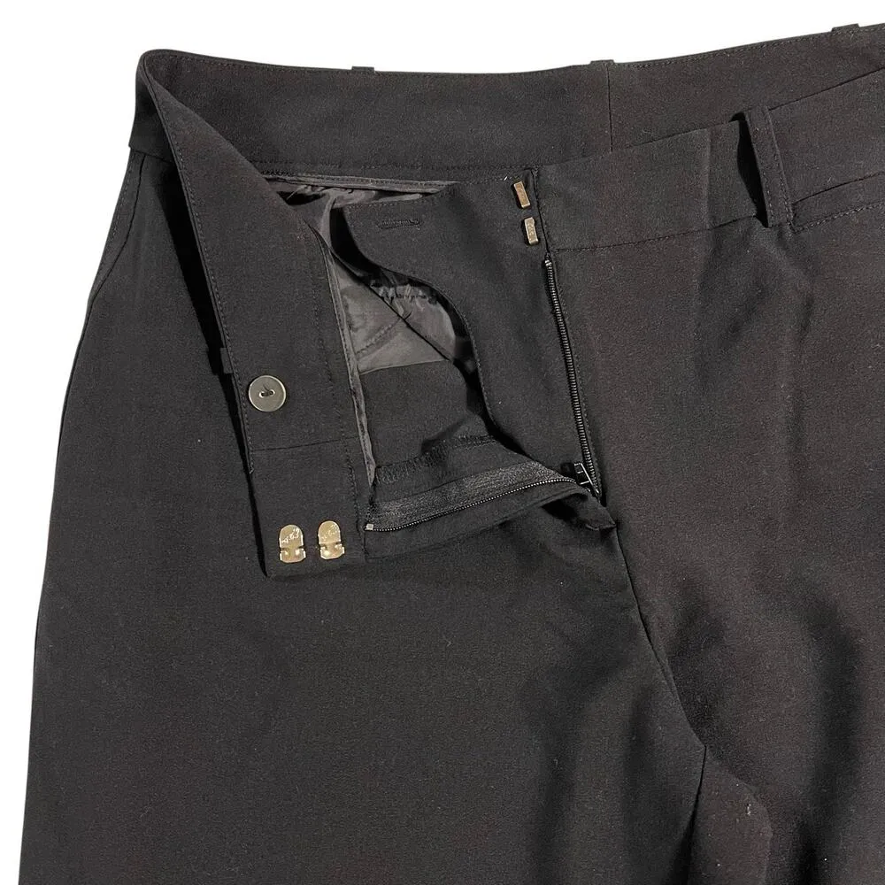 George Womens Dress Pants Stretch Bootcut Solid Black Career Office Size 10 - Image 4