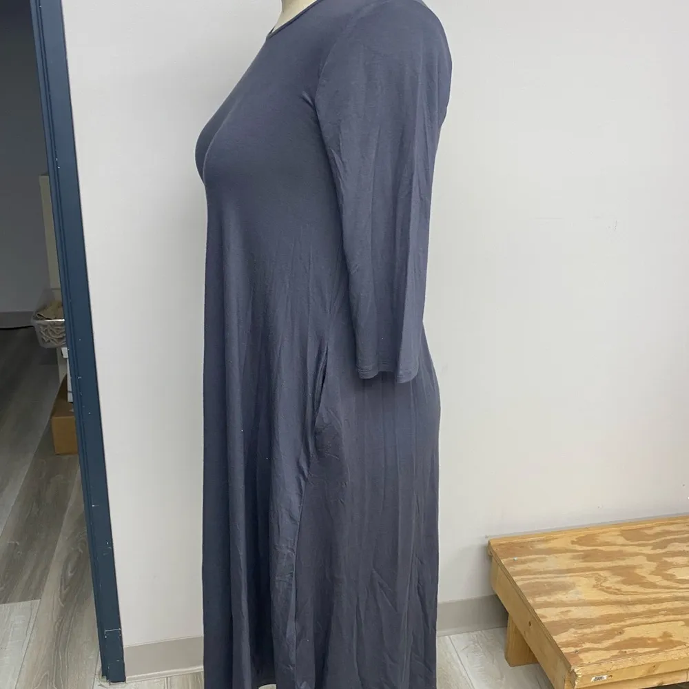 Zenana Outfitters 1X Swing Style Long Sleeve Dress - Image 3