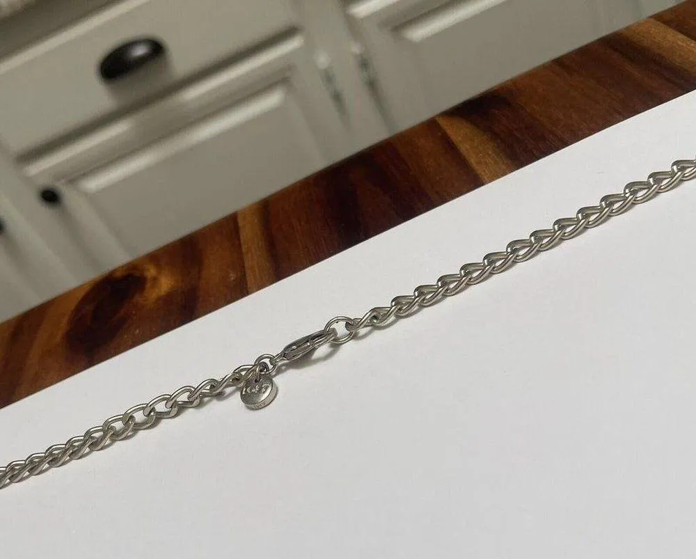 Ann Taylor LOFT Gold Tone / Rhinestone Charms Necklace 33 Inch - Image 9